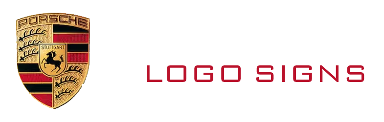 Porcsche Logo Signs by Art Decors Canada
