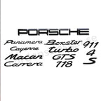 Custom 3D Porshe Crest Logo Sign with Backing